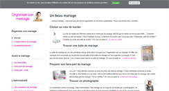 Desktop Screenshot of organisation-mariage-accessoires.com